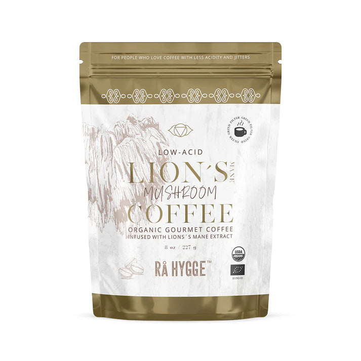 Καφές Με Νοοτροπικά Μανιτάρια Lion’s Mane 227g Ra Hygge